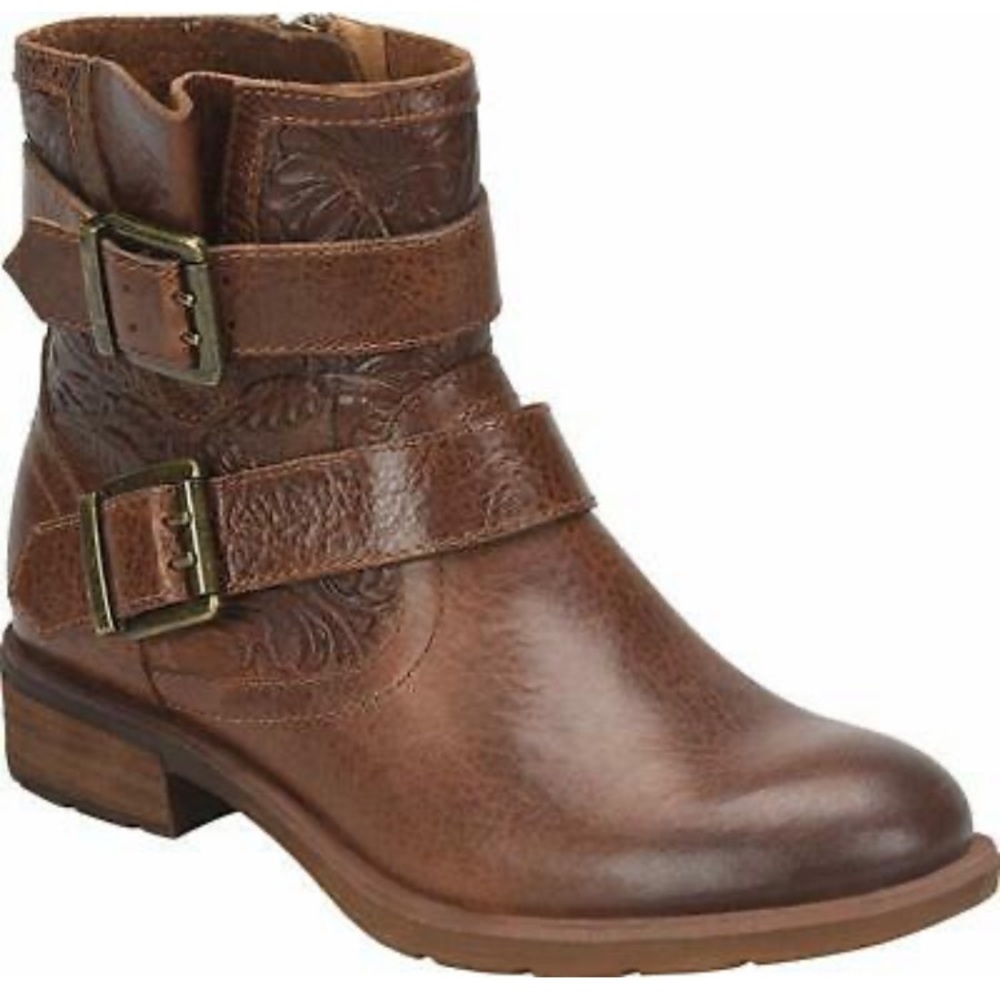 Brown leather ankle boots - price firm